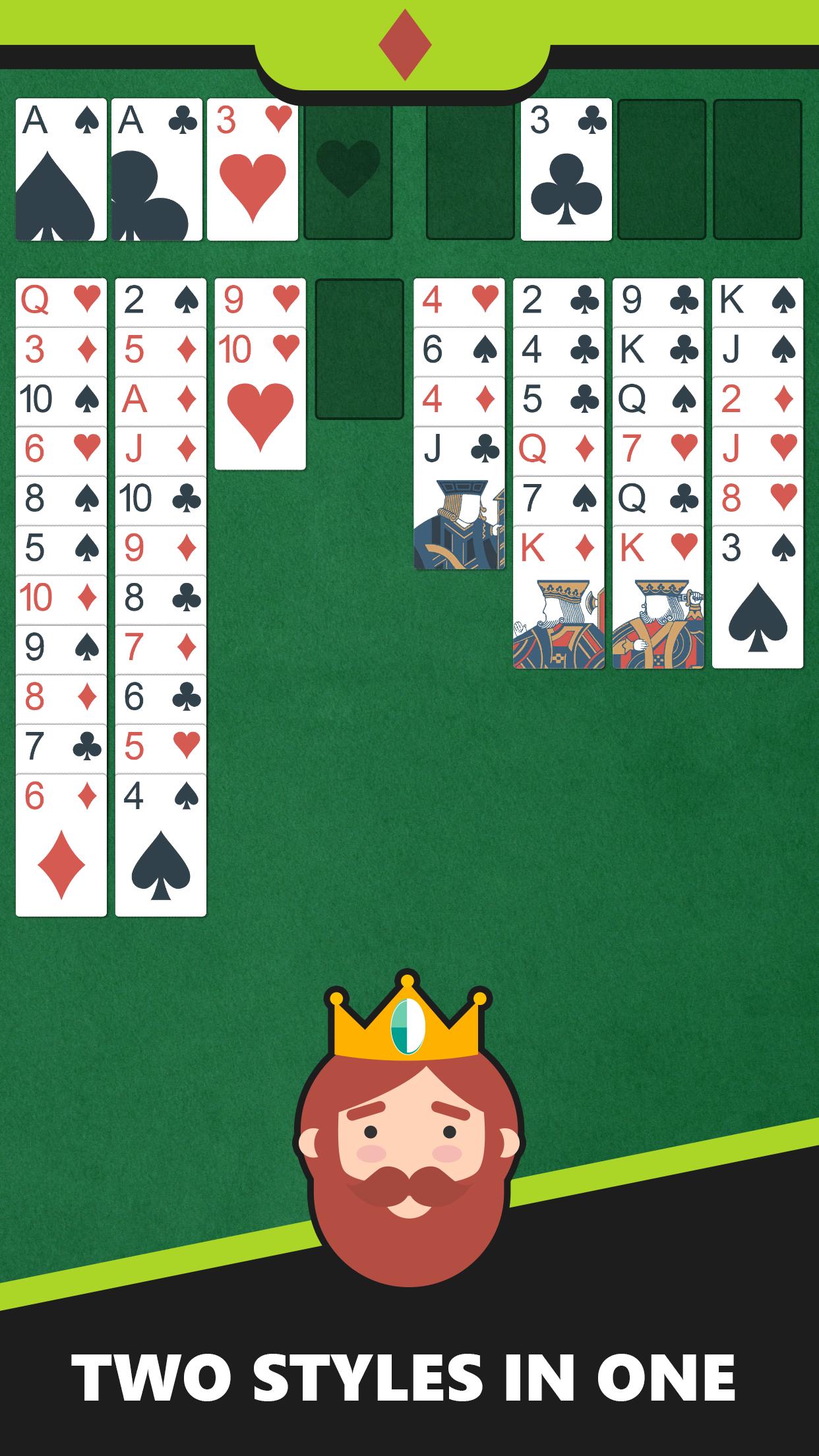 国王纸牌空当接龙(Solitaire)