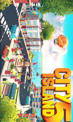 城市岛屿5中文破解版无限金币(City Island 5)