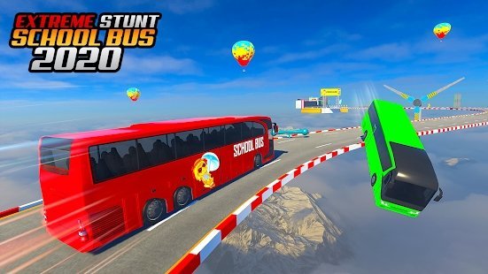 School Bus Stunt Driving（校车特技不可能的公车驾驶）