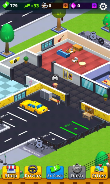 闲置出租车大亨游戏(Idle Taxi)