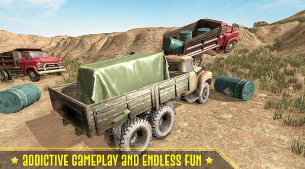 泥泞卡车越野货物（Mud Truck Off Road Cargo Game）