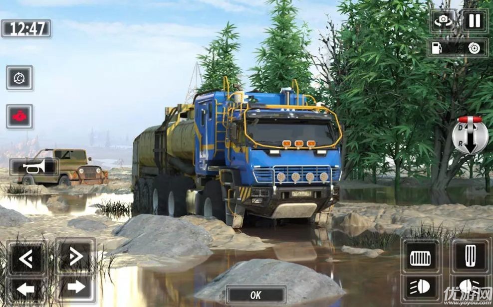 泥车越野行驶（Mud Truck Offroad Driving）