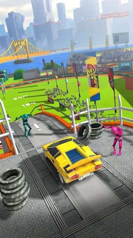 坡道车跳（Ramp Car Jumping 2022）