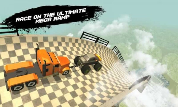 Double Impossible Mega Ramp 3D（锁链汽车巨大坡道3D）
