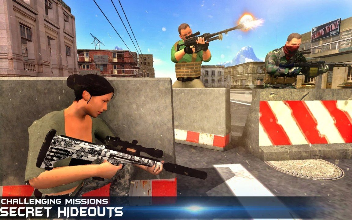 FPS突击队枪射击(Sniper 3d Assassin Shooter)
