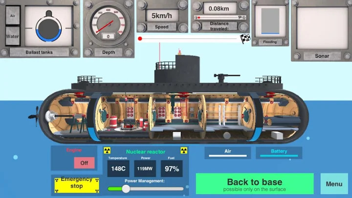 核潜艇模拟器(Nuclear Submarine inc)