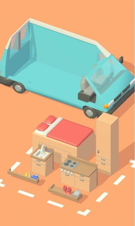 面包车生活家具设计(Vanlife)