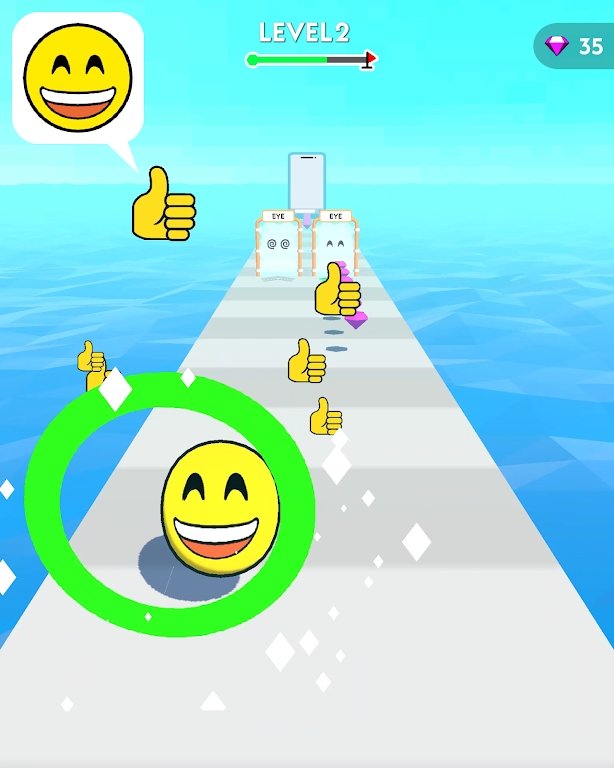 表情球跑酷(Emoji Ball Run)