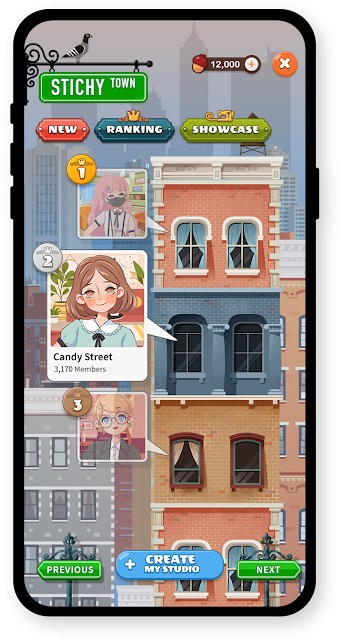 sticky-makeup&dressupapp(Stichy)