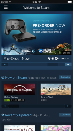 蒸汽平台(Steam)