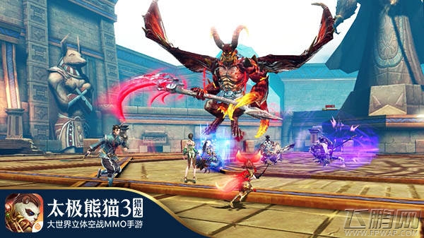 炼狱火雨《太极熊猫3：猎龙》朽亡神庙打法攻略 (1)