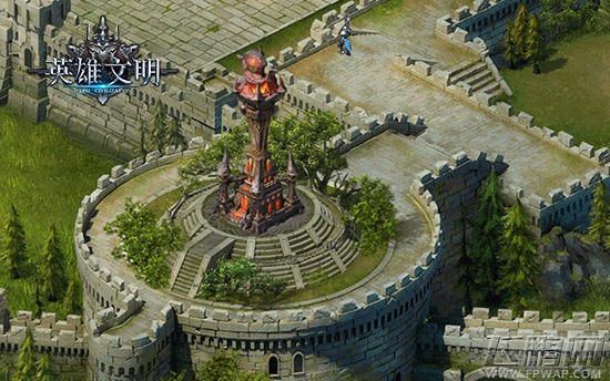 城堡美如画 君海SLG《英雄文明》魔幻场景曝光 (3)