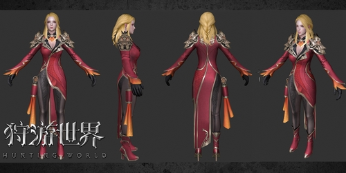 极致震撼《狩游世界》惊艳人物模型曝光 (1)