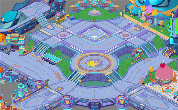 《开心超人》:这是我们的家园!星星球广场场景曝光! (3) 《开心超人》:这是我们的家园!星星球广场场景曝光! (3)