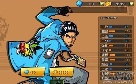 街篮手游PF属性怎么选择 PF大前锋属性技能详解 (1)