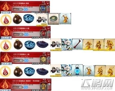 命运冠位指定FGO本能寺材料掉落表 (1)