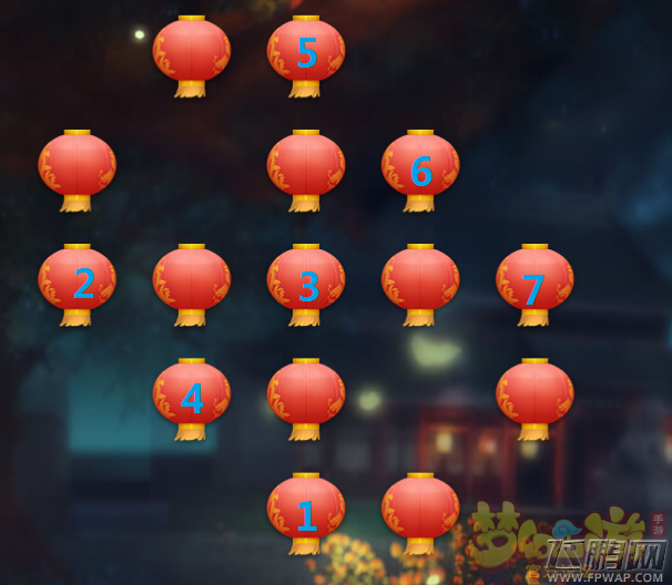 梦幻西游手游元宵赏花灯1-18关通关点亮方法 (18)