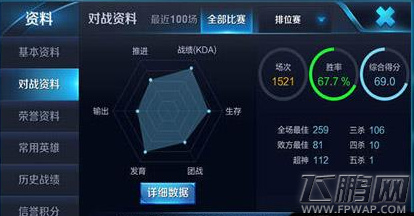 王者荣耀对战图六芒星解析 (1)