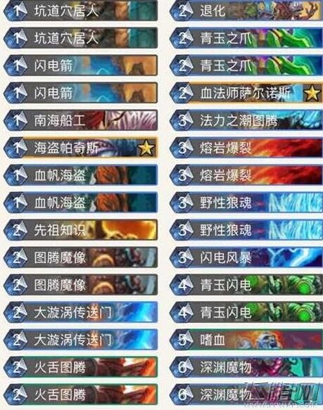 炉石传说英雄乱斗12胜卡组嗜血萨推荐 (1)