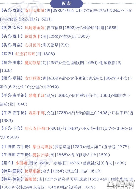 奇迹暖暖18-支3少女级危险女仆省钱搭配推荐 (2)