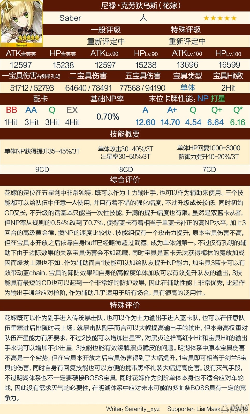 命运冠位指定花嫁尼禄实用性评测 花嫁尼禄怎么样 (1)