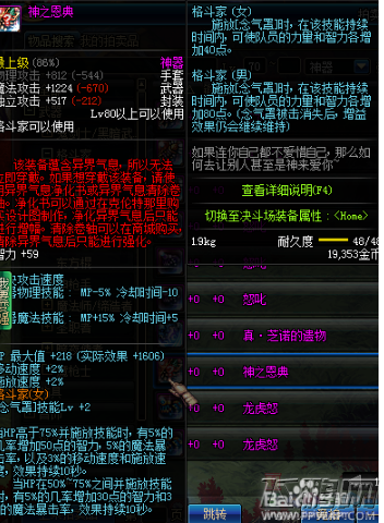 DNF光兵罩子套上衣选什么技能 光兵罩子套最佳搭配攻略 (8)