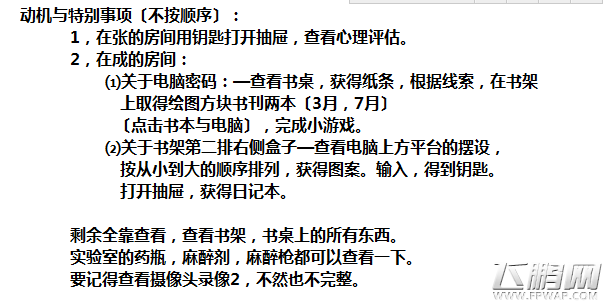狂怒精神异常成线通关攻略 成线关键词是什么 (1)