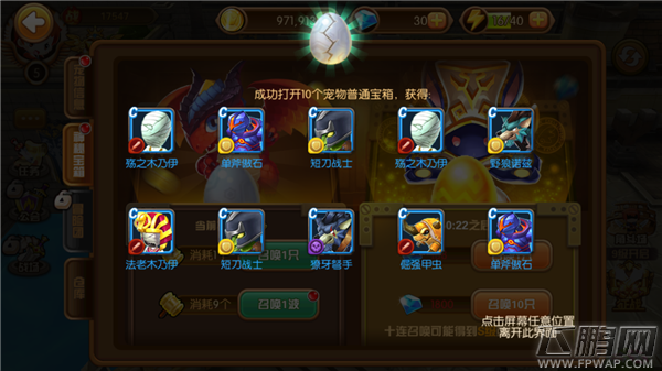 口袋骑士团宠物蛋10连抽可以抽到什么好货？ (2)