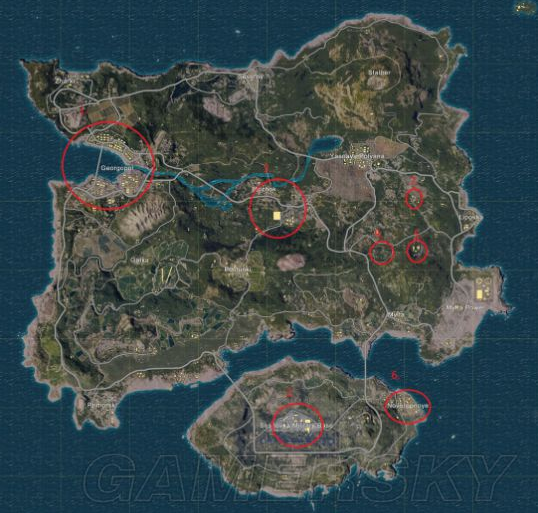 绝地求生大逃杀在哪跳伞好 跳伞降落点选择推荐 (1)