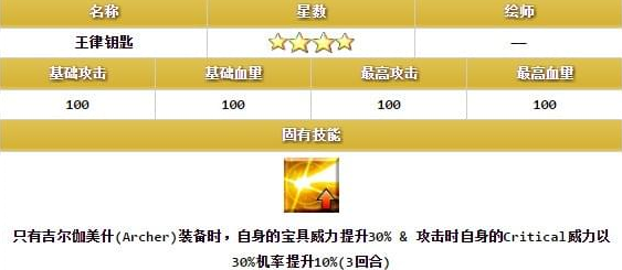 fgo吉尔加美什羁绊礼装王律钥匙获得攻略 (1)