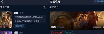 王者荣耀定制攻略怎么查看 定制攻略是什么 (2)