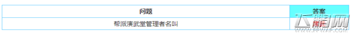 楚留香手游帮派演武堂管理者名叫什么 帮派演武堂管理者名字 (1)