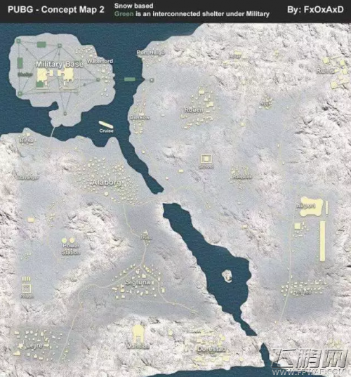 绝地求生爆出最新雪地地图 最新雪地版地图鉴赏 (1)