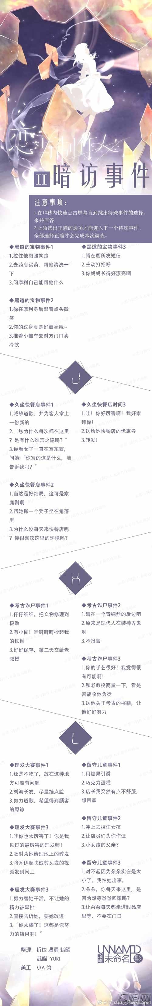 恋与制作人新闻调查攻略 城市新闻暗访事件大全2 (1)