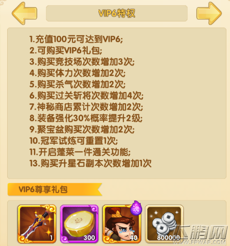 魔仙传手游vip6特权有什么 vip6特权介绍 (1)