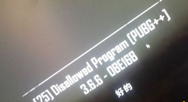 绝地求生Disallowed Program[PUBG++]3.6.6-dec168什么意思 (1)