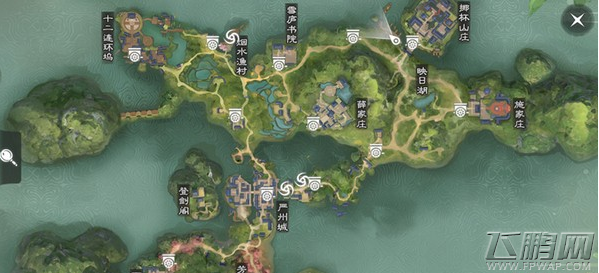 楚留香手游3月14日坐观万象打坐地点大全 (9)