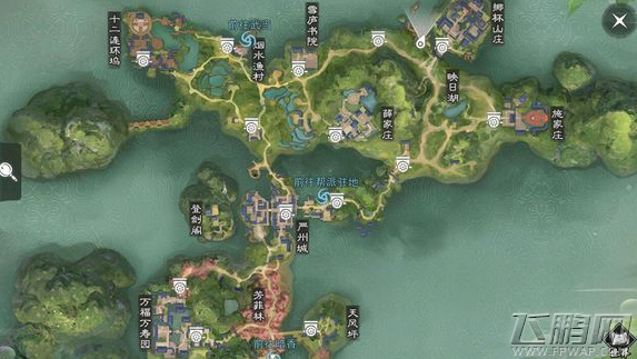楚留香手游3月19日坐观万象打坐地点大全 (2)