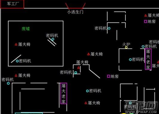 第五人格逃生门在哪 工厂/医院/红教堂逃生门位置分享 (1)