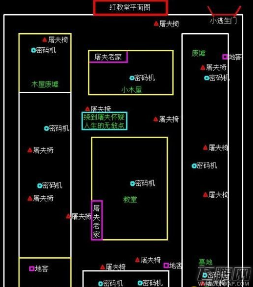 第五人格逃生门在哪 工厂/医院/红教堂逃生门位置分享 (3)