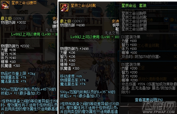 dnf5月10日90板甲a改版属性介绍 (2)