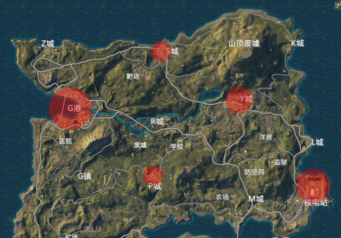 绝地求生刺激战场神秘集装箱刷新地点汇总 (1)