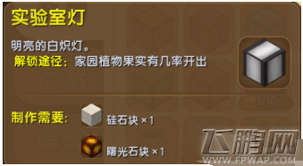 迷你世界实验室灯怎么做 实验室灯获得方法 (1)