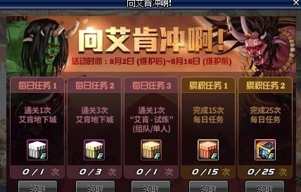 DNF向艾肯冲啊活动是什么 DNF向艾肯冲啊活动详情 (1)