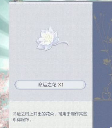 云裳羽衣命运之花有什么用 命运之花作用讲解 (1)