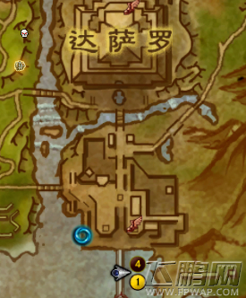 魔兽世界8.0部落各个声望军需官位置一览 (3)