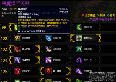 魔兽世界8.0浩劫恶魔猎手最新天赋加点攻略 (6)