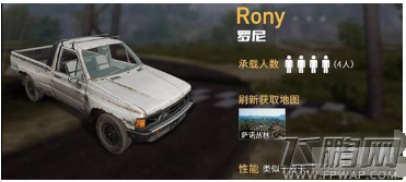 绝地求生全军出击罗尼皮卡怎么用 罗尼皮卡使用方法 (1)