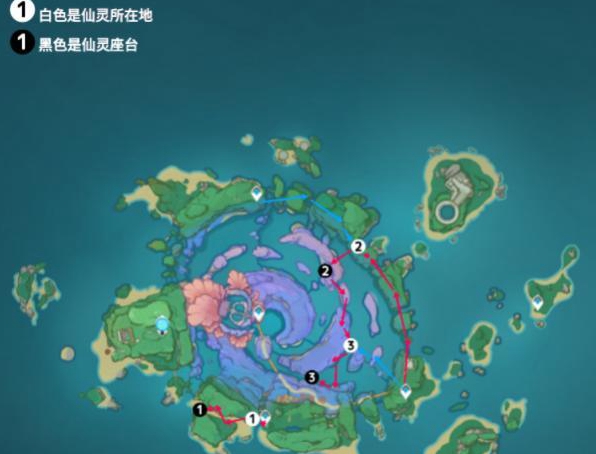 原神2.1新增仙灵位置在哪里，原神2.1新增仙灵位置一览 (3)