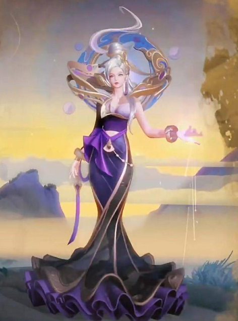 王者荣耀甄姬五岳皮肤，简直美的让人陶醉。 (1)